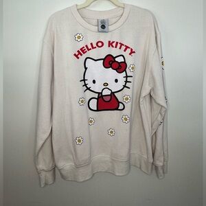 Hello Kitty Cream Crewneck Sweatshirt - Sz. L
